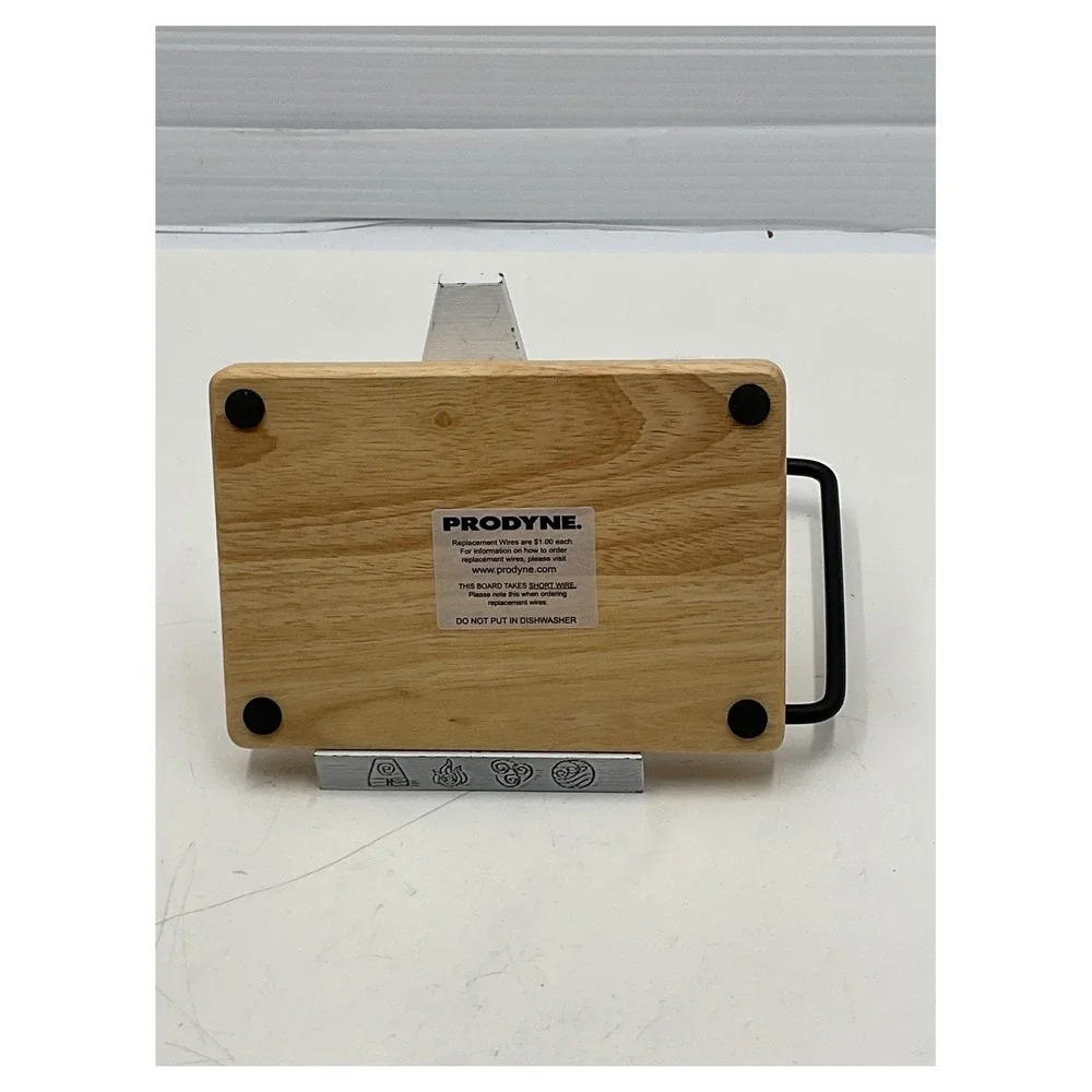 Prodyne‎ Wood Cheese Slicer Board with Wire Cutter